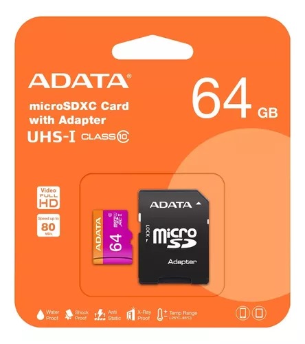 Memoria Micro SD 16G, 32G, 64G, 128 ADATA