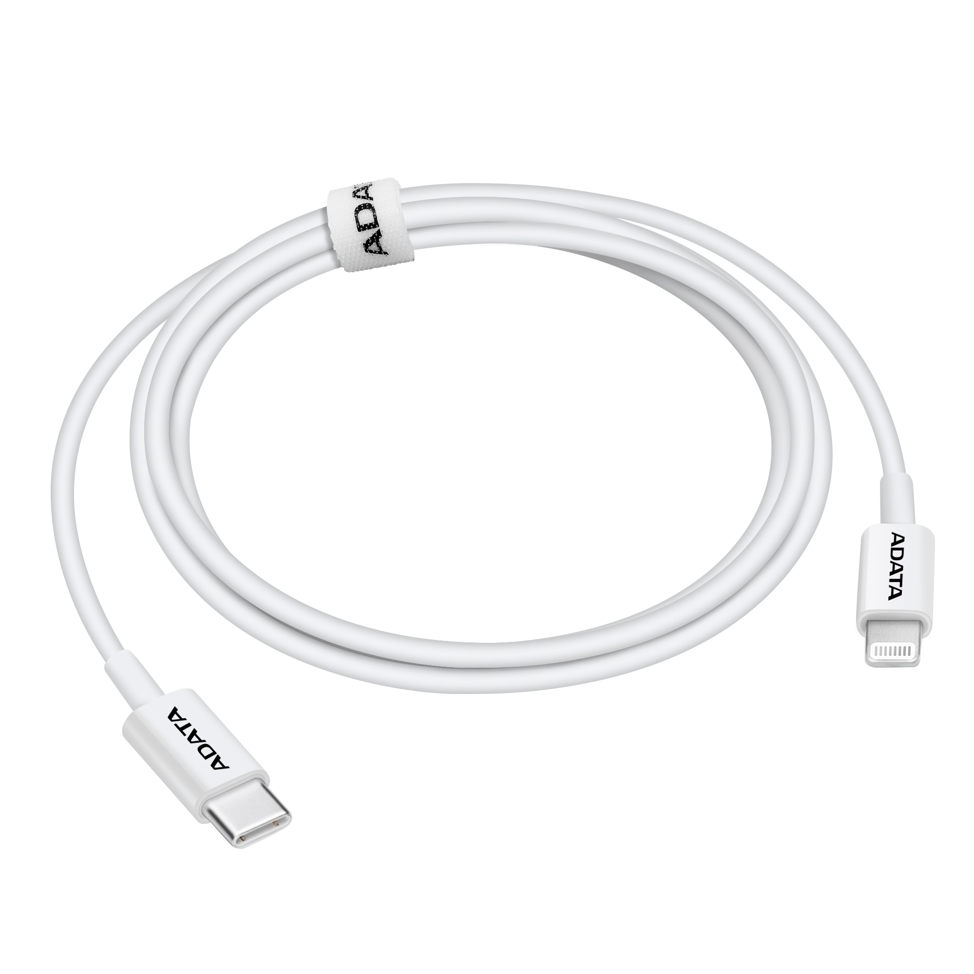 ADATA Cable USB 2.0 Tipo C USB-C Lightning Carga Rapida Compatible con iPhone AMFICPL-1M-CWH