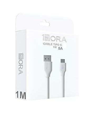 Cable USB Tipo C 1 Hora 5A