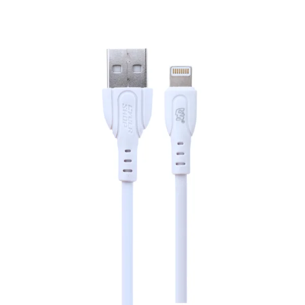 CABLE CYBER SHOP IPHONE BLANCO 2.1A 
