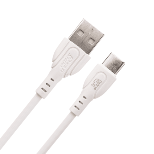 CABLE CYBER SHOP TYPE-C BLANCO 2.1A 1M