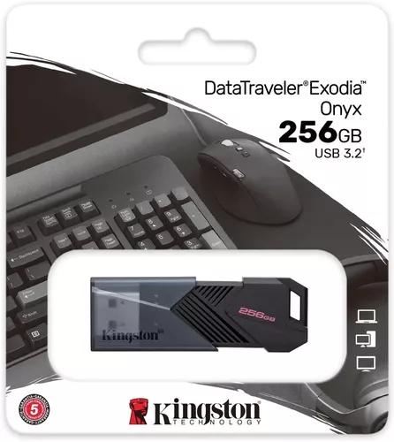 Memoria Usb-a Kingston Datatraveler Exodia Onyx 3.2 gen1 64 Gb 128 Gb 256 Gb