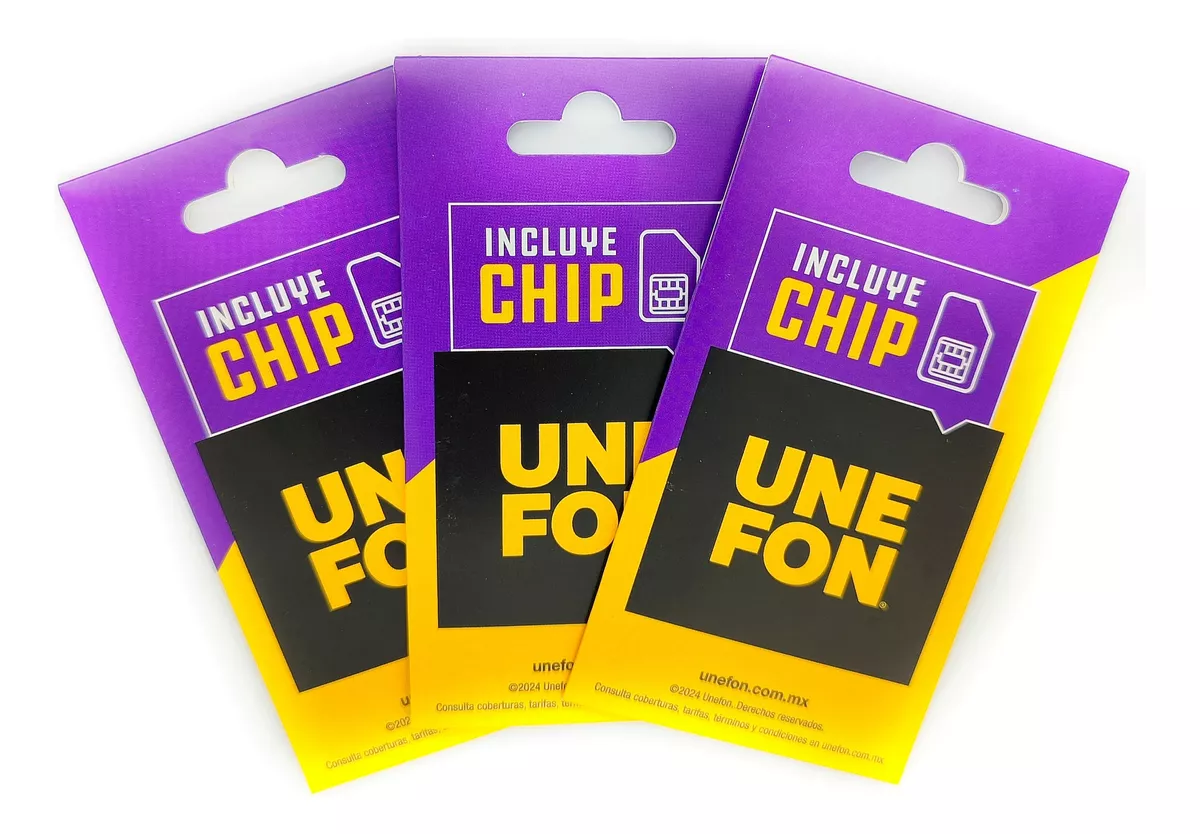 Chip AT&T  Y Unefon con tiempo aire