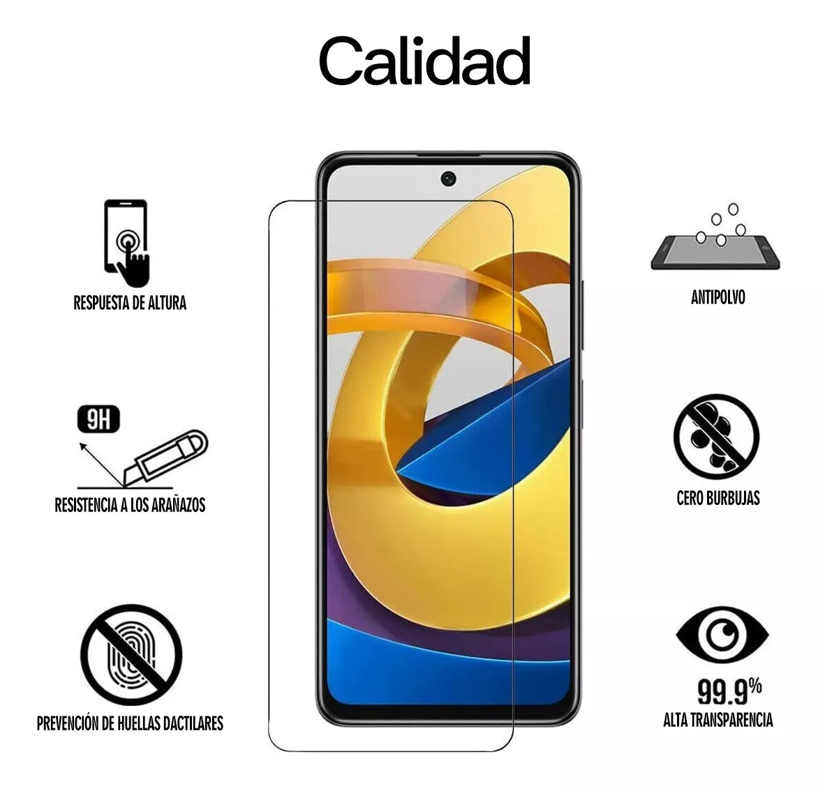 CRISTAL TEMPLADO SAMSUNG  A02S A03S A13 A22 5G A23 A32 5G M12 A12 A04 A04E A04S