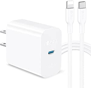 1HORA Combo de Cargador PD 20W TIPOC-IP GAR154 Lightning Carga Rapida 3A