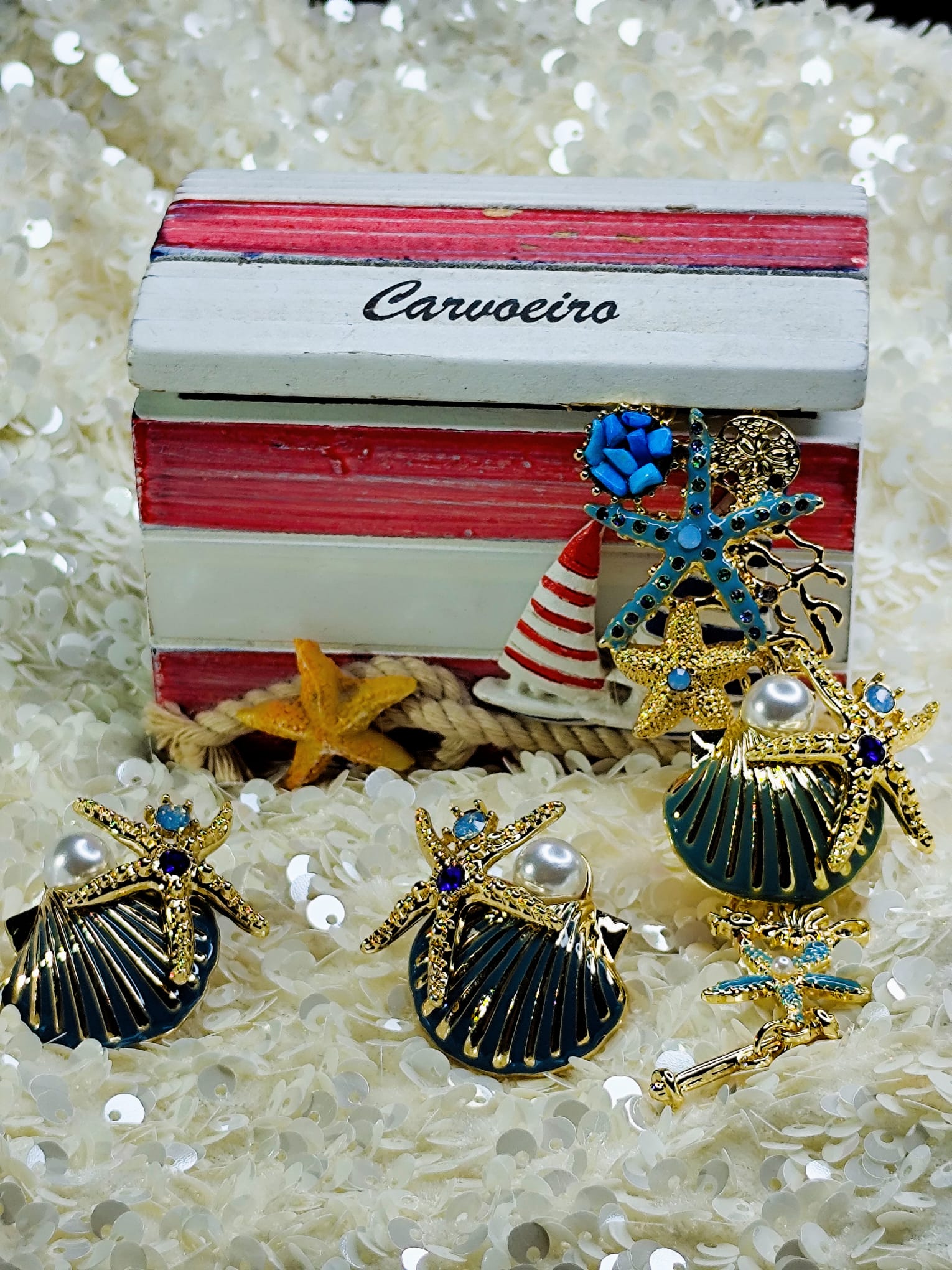 Pendientes y pulsera