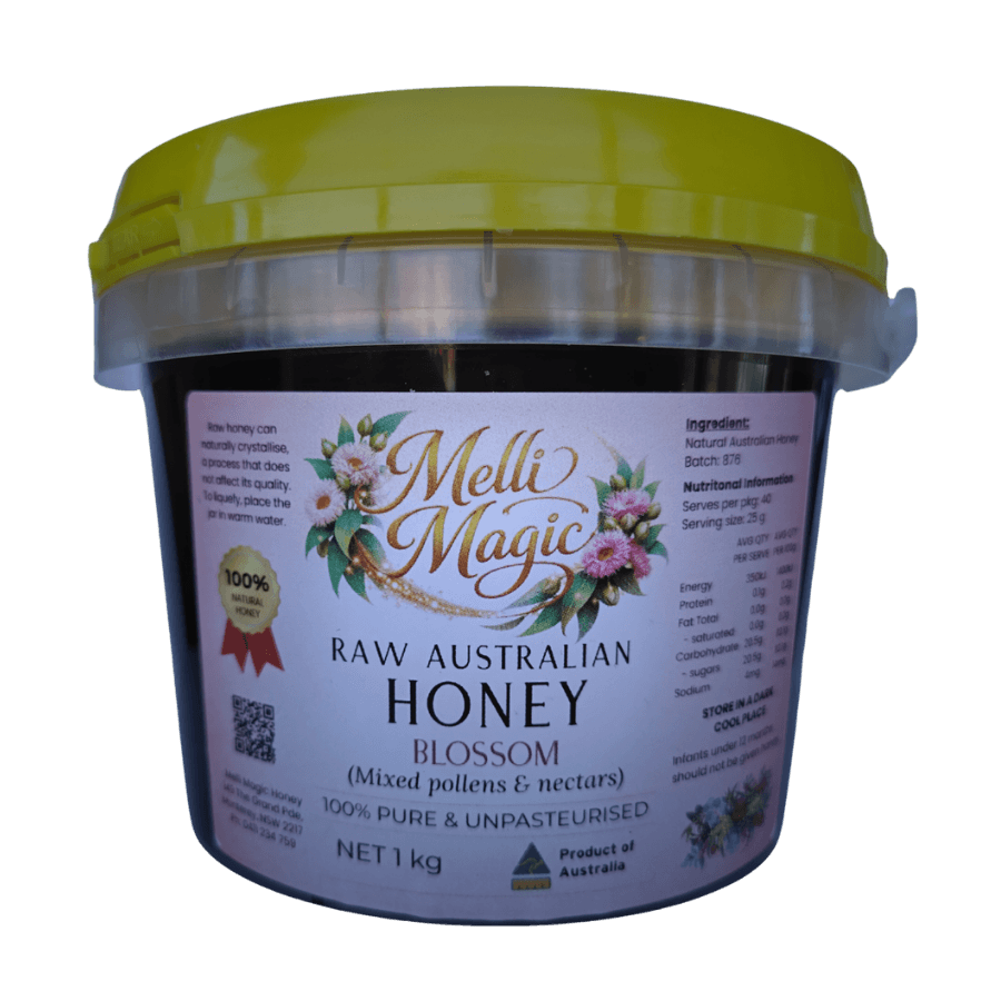 Melli Magic Raw Australian Blossom Honey