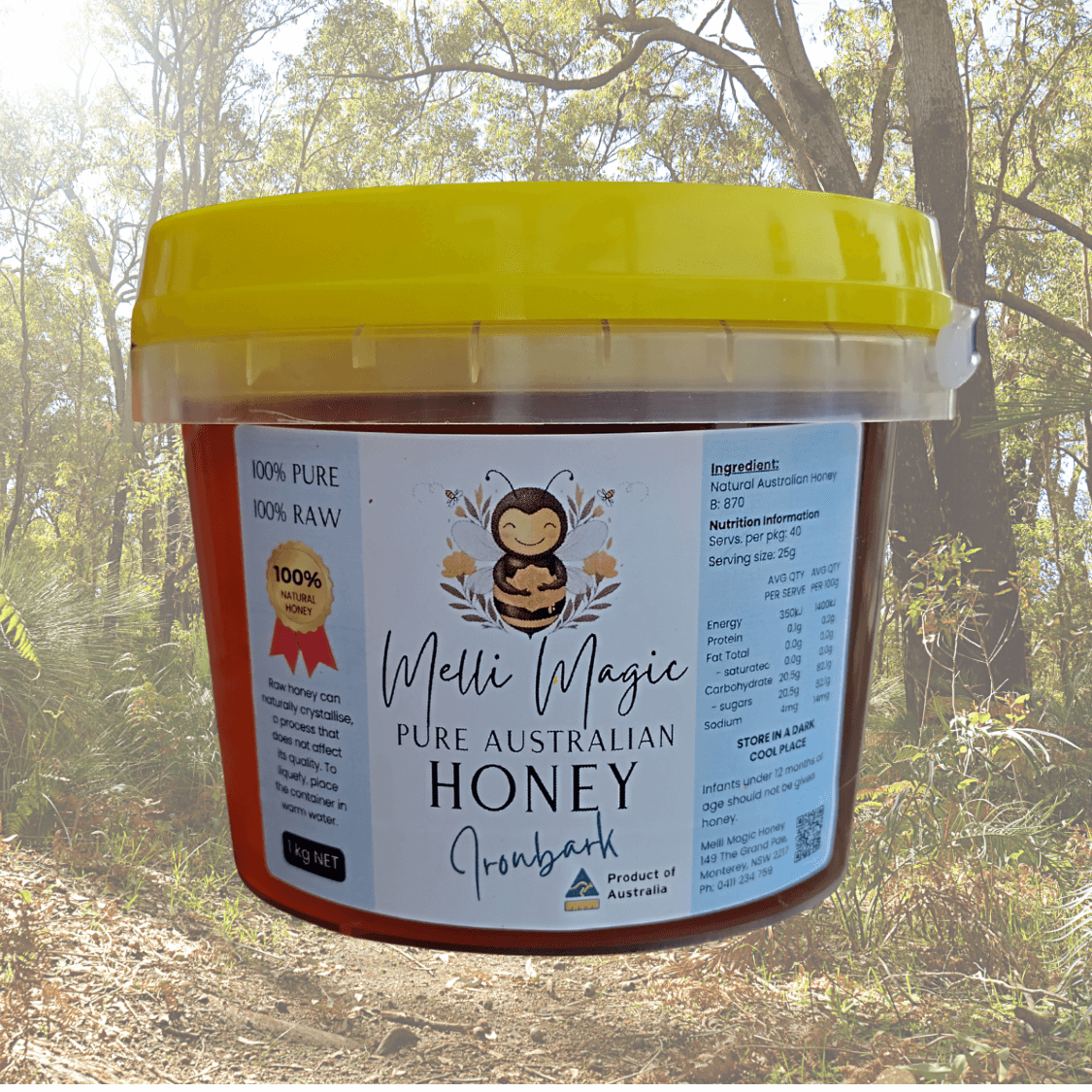 Melli Magic Australian Ironbark Honey
