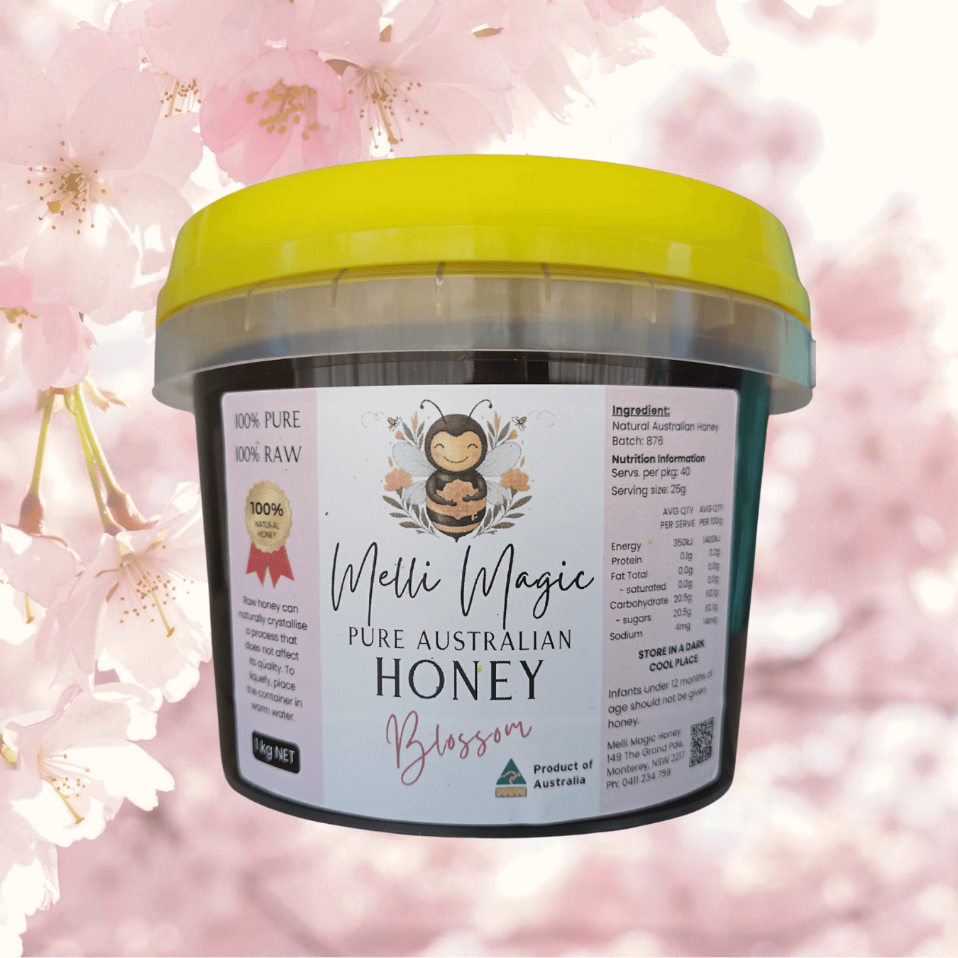 Melli Magic Australian Blossom Honey