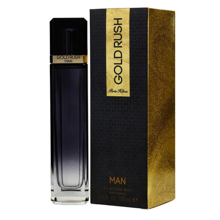 Gold Rush by Paris Hilton For Men 3.4 oz 