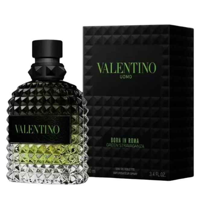 Born In Roma Green Stravaganza by Valentino for Men 3.4 oz