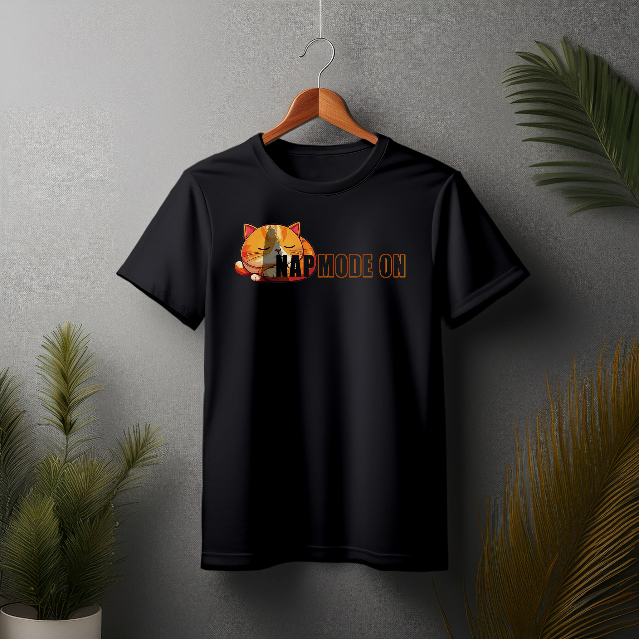 Black Graphic T-Shirt New