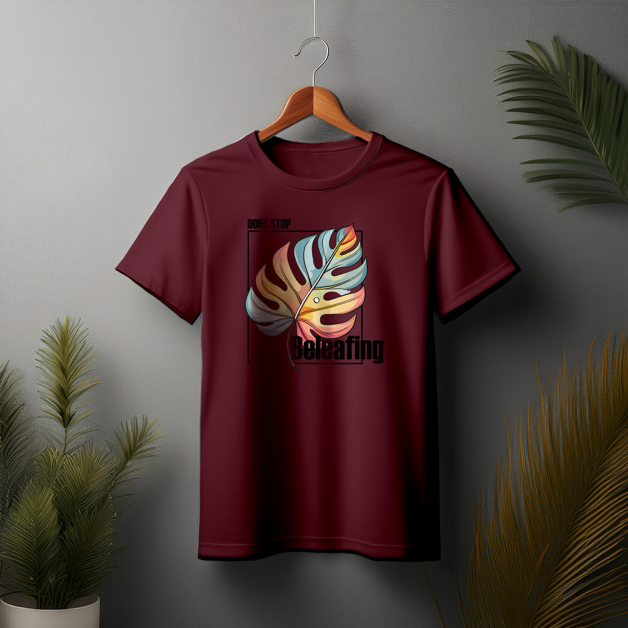 Graphic Monstera Leaf T-Shirt