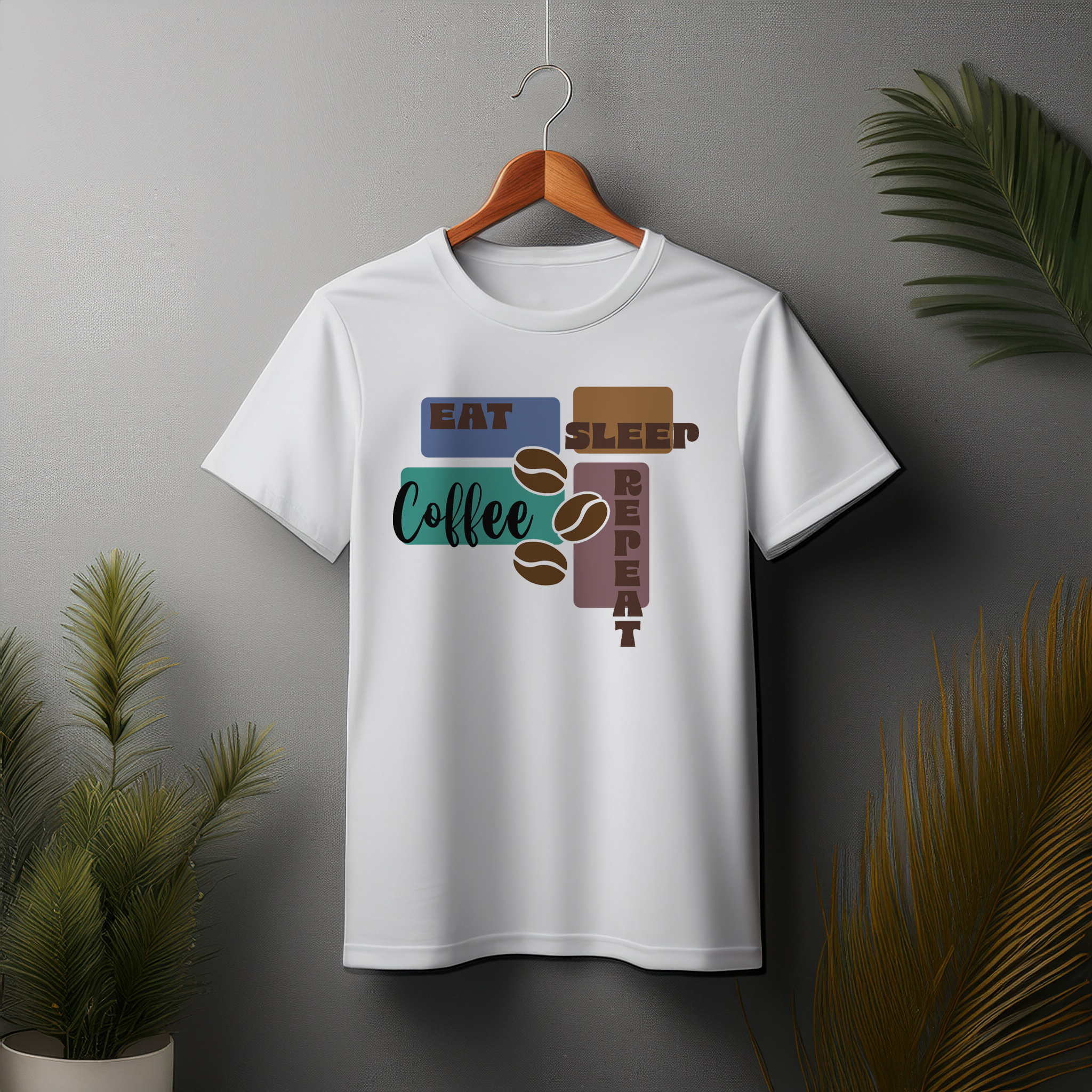 Eat Sleep Coffee Repeat T-Shirt