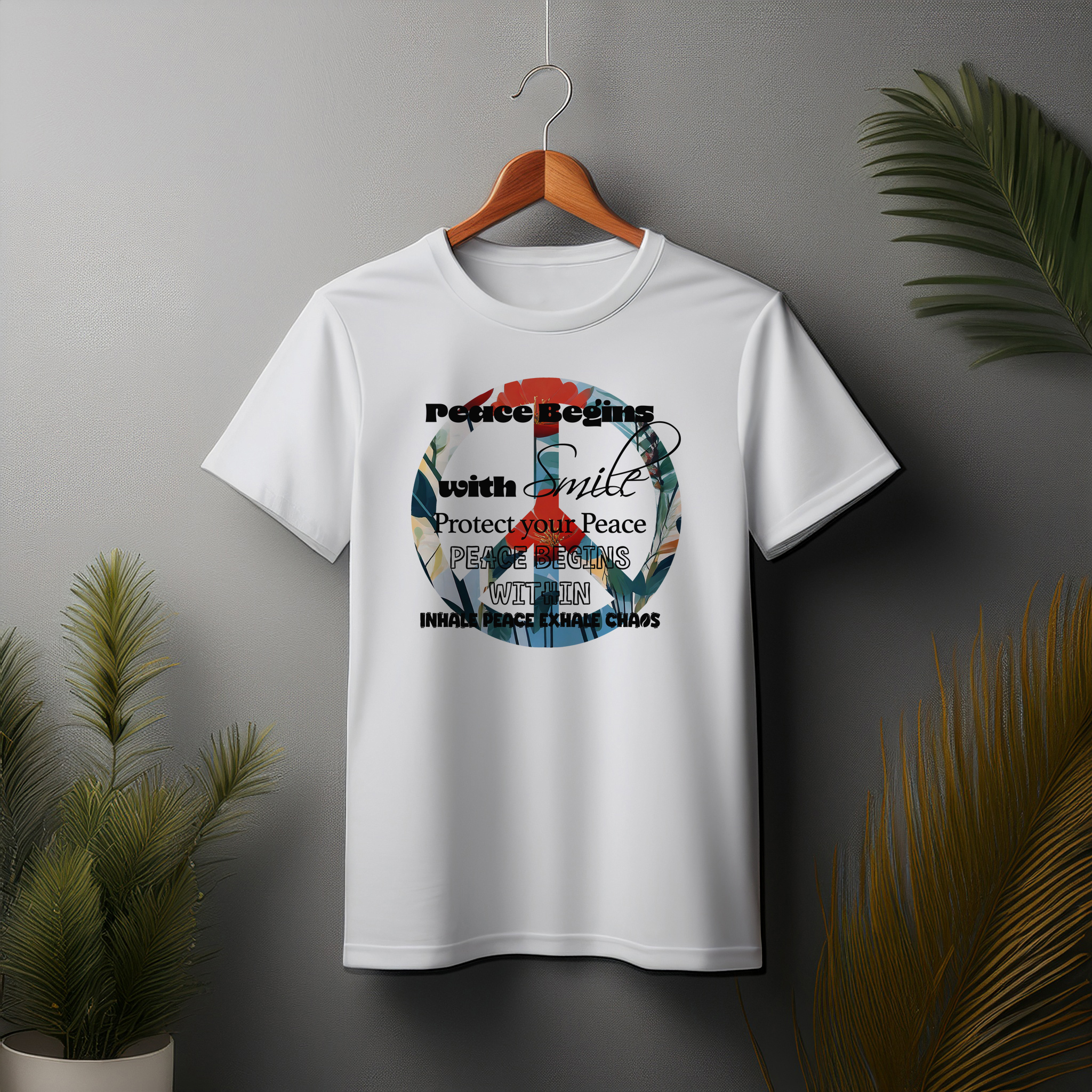 Peace Begins With A Smile T-Shirt