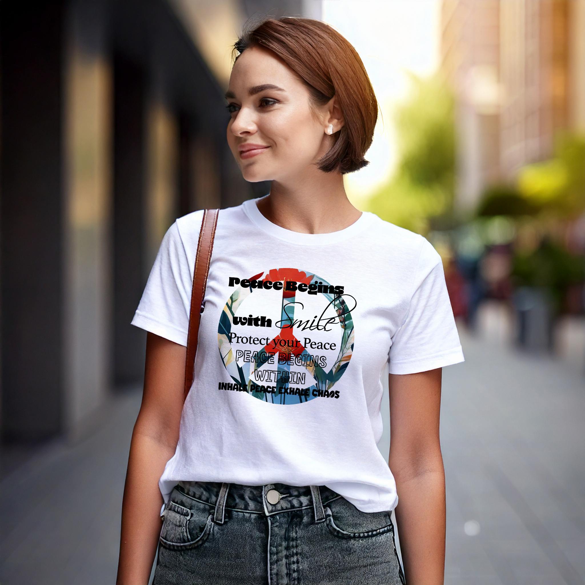 Peace Begins With A Smile T-Shirt