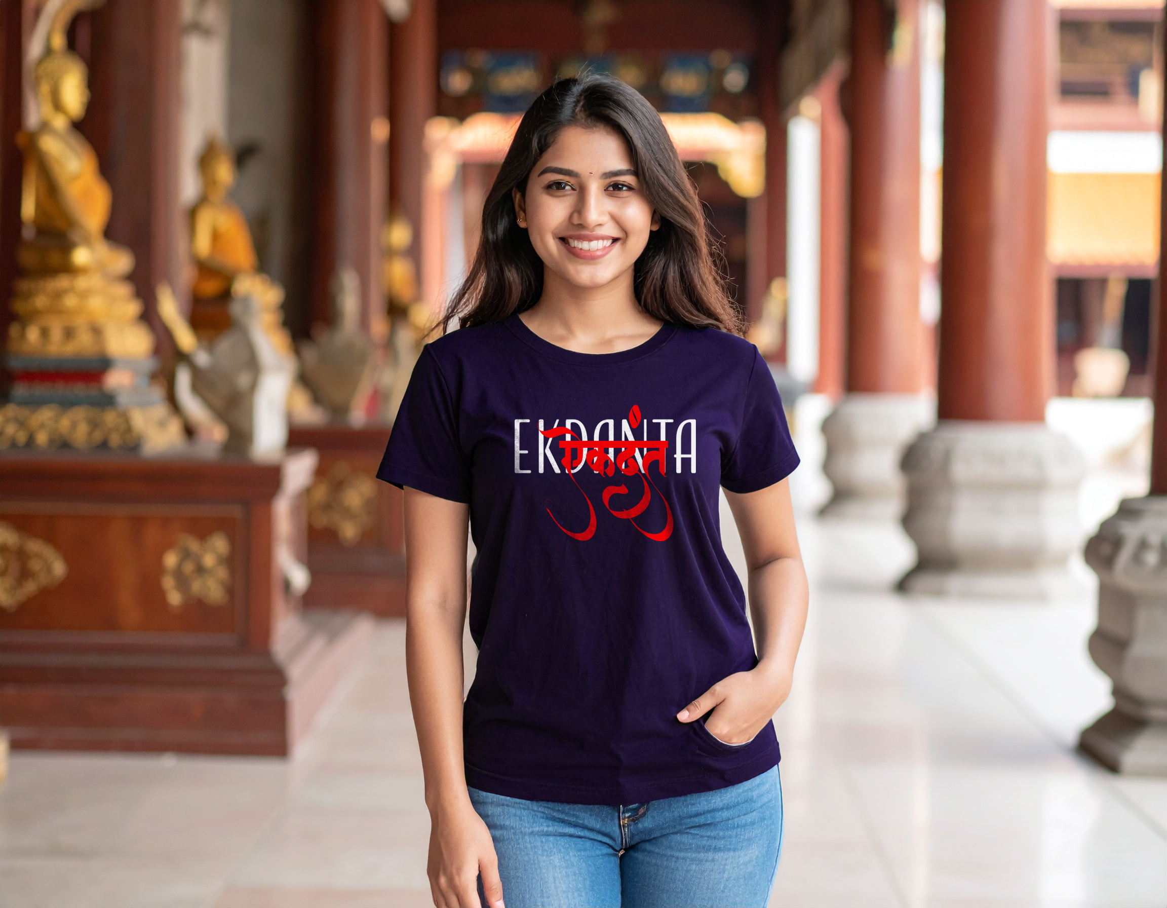 EKDANTA Graphic T-shirt