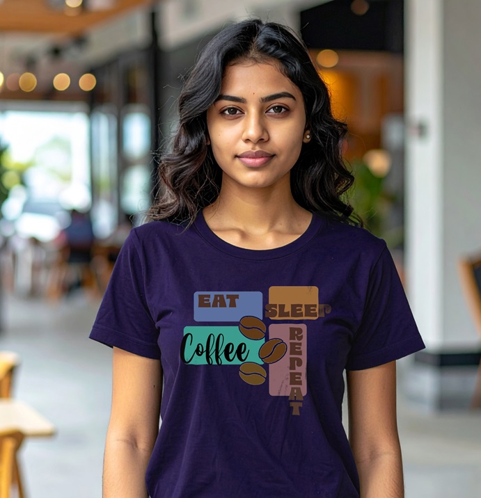Eat Sleep Coffee Repeat T-Shirt