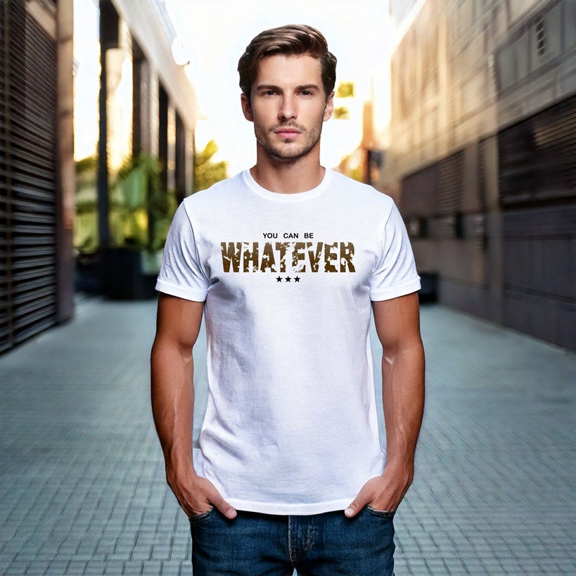 Graphic White T-Shirt whatever