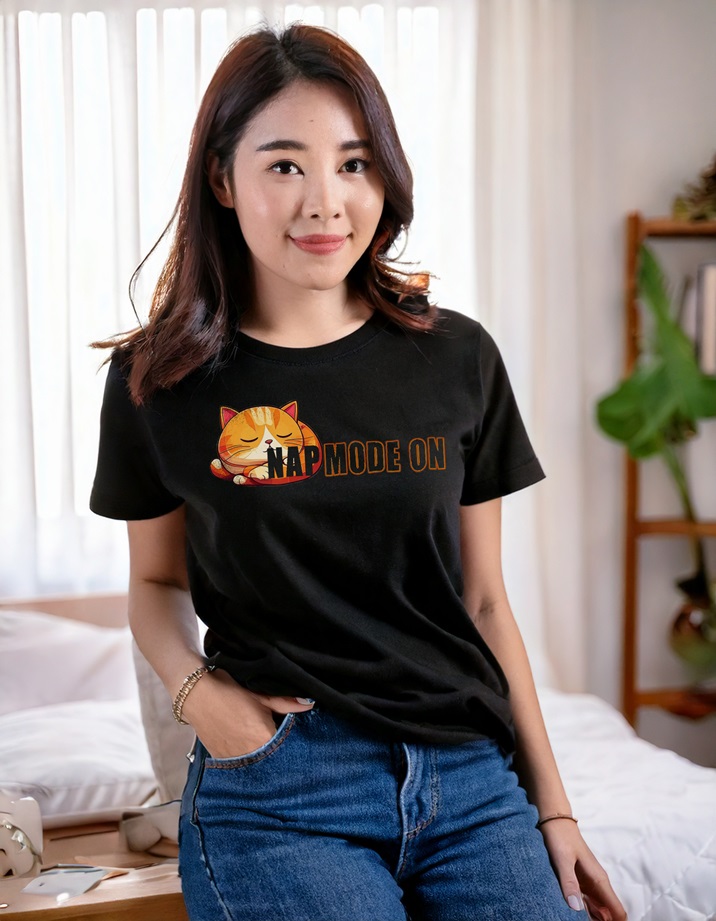 Black Graphic T-Shirt New