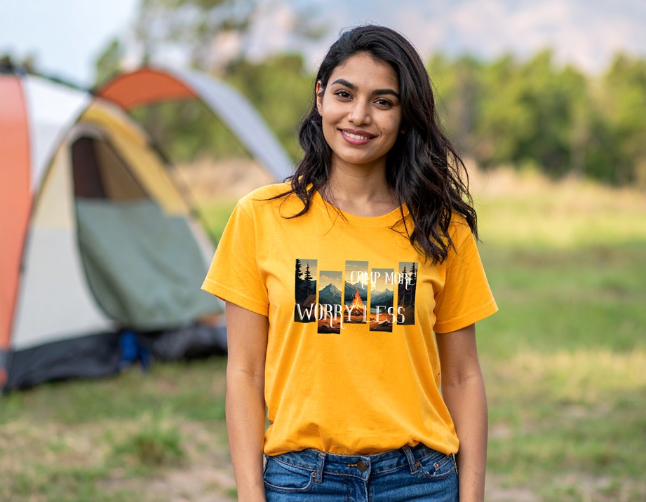Camping Vibes Graphic T-Shirt