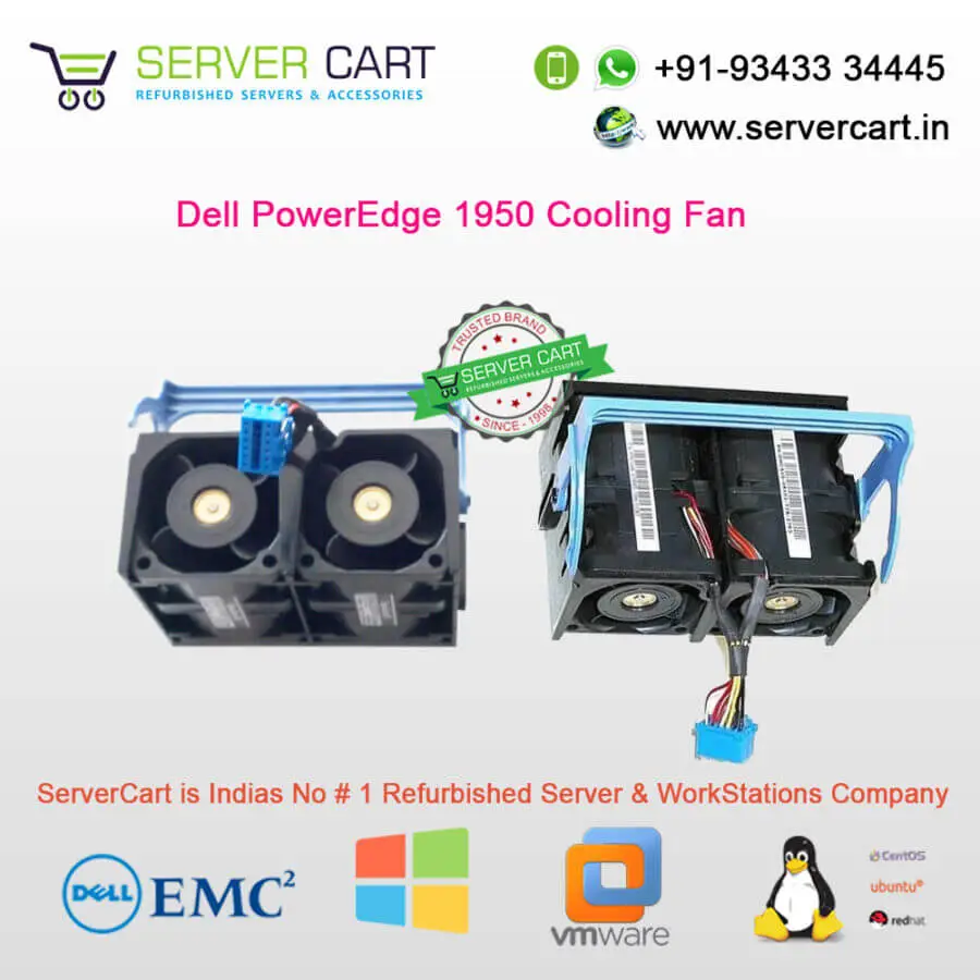 Dell 1950 Dual Cooling Fan Assembly 0MC545 0TC146