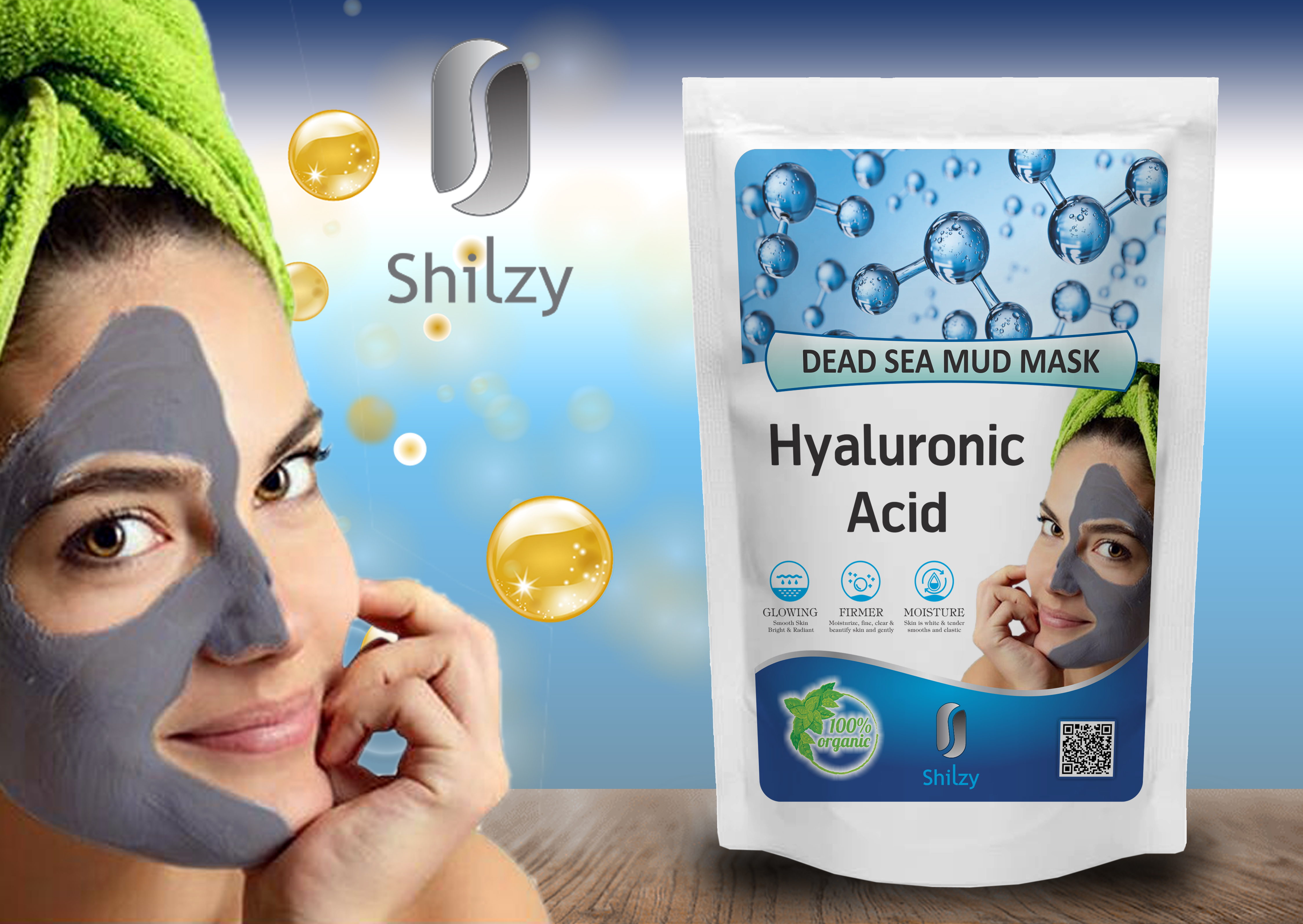 Shilzy Hyaluronic Acid Dead Sea Mud Mask