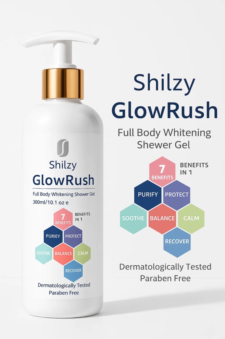 Shilzy GlowRush Full Body Whitening Shower Gel