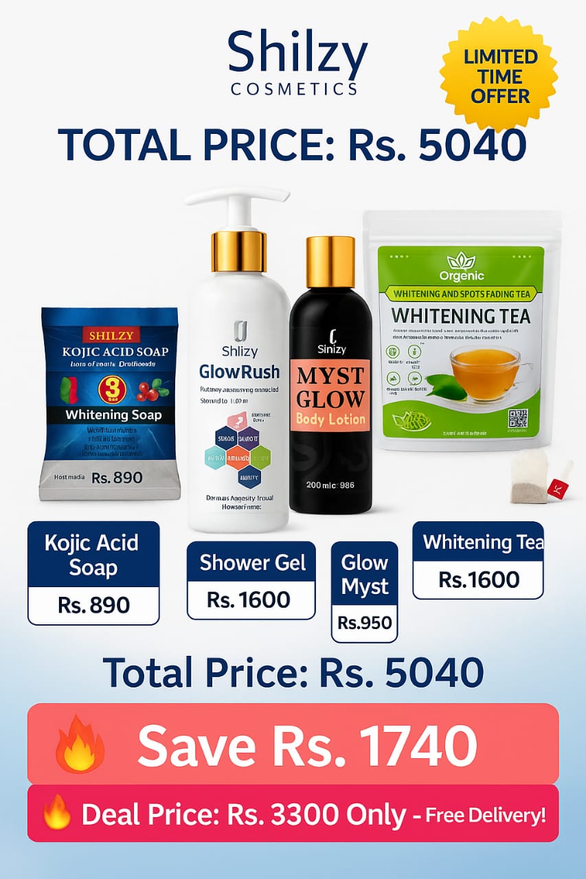 Shilzy Cosmetics Skin Whitening Combo   DEAL 