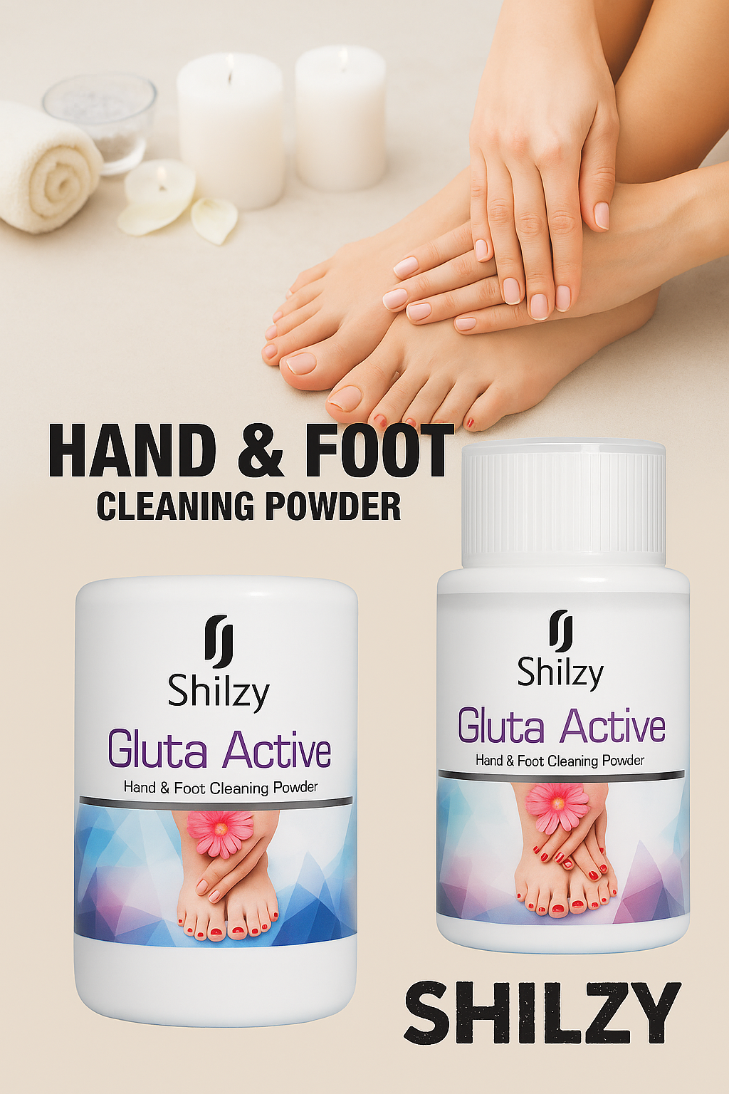 Gluta Active Hand & Foot Cleaning Powder