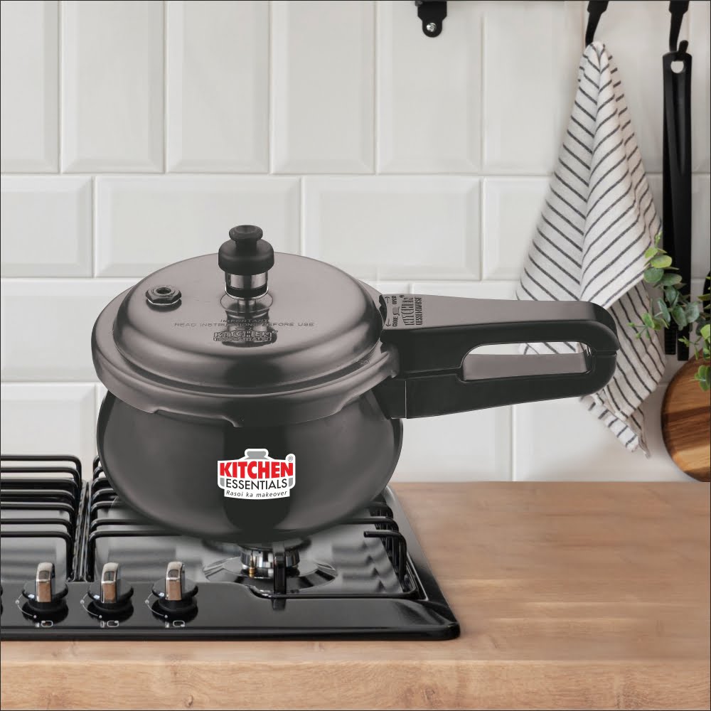 Kitchen Essentials Hard Anodized Kalash Pressure Cooker
