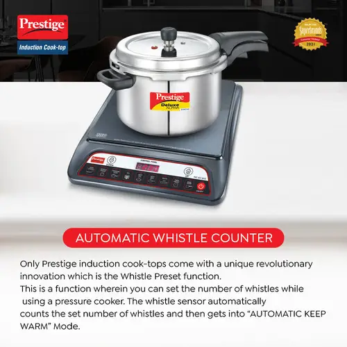 Prestige 1600 Watt Neo Wiz Induction with Whistle Counter.