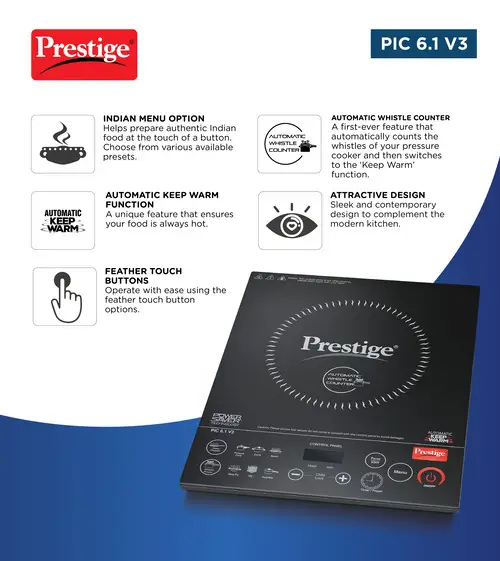 Prestige 2200 Watt PIC 6.1 V3 Induction