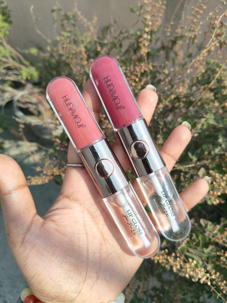 Dual Hudamoji Lipgloss and Lipstick 