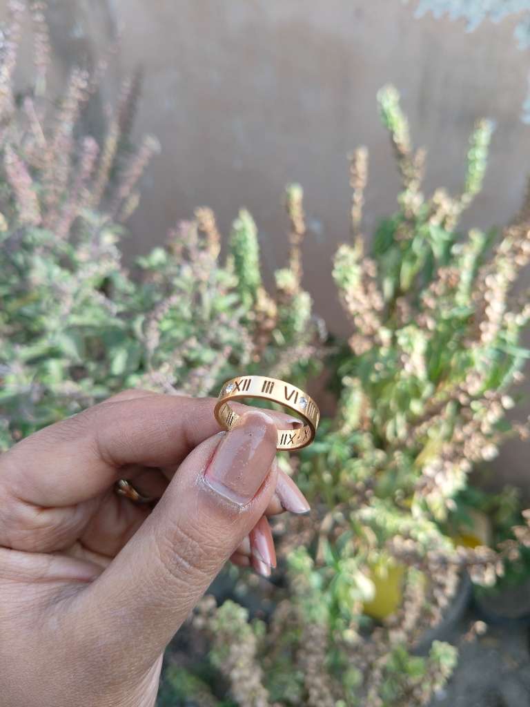 Stone Anti-Tarnish Ring (Men)