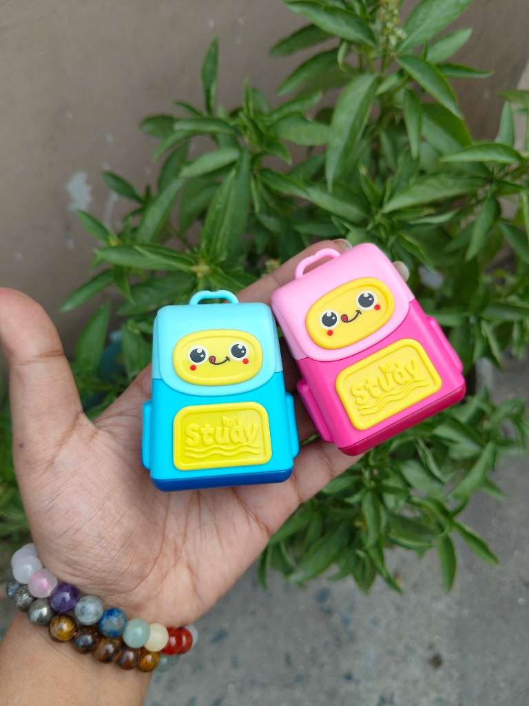 School Bag Eraser & Sharpener 