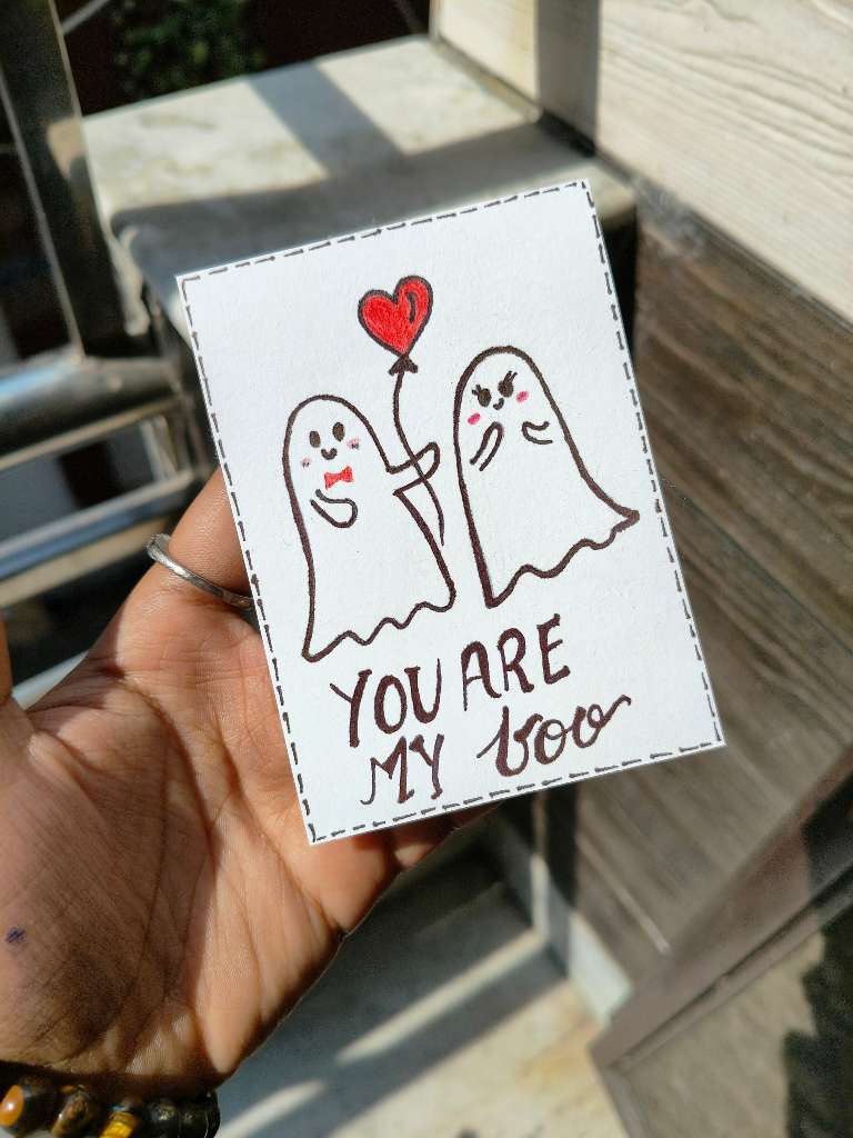 Boo Handmade Card 