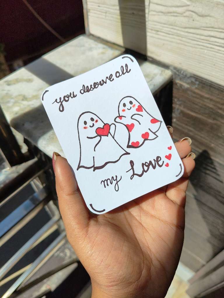 You Deserve All my Love Handmade Card 