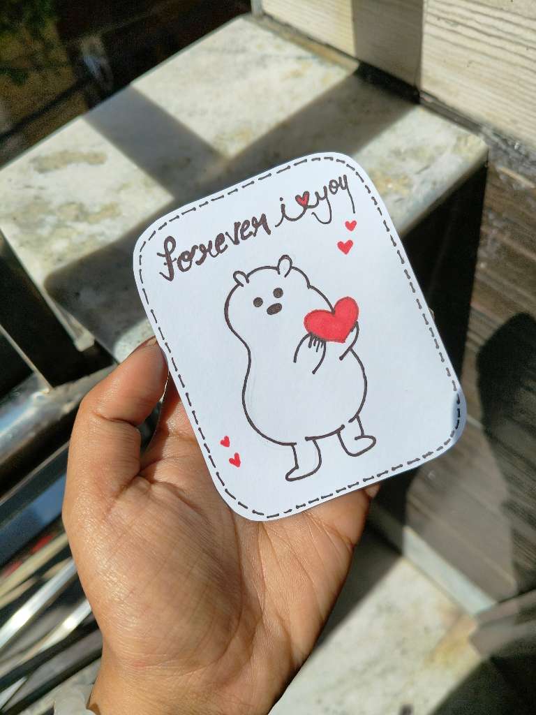 Forever Love Handmade Card 