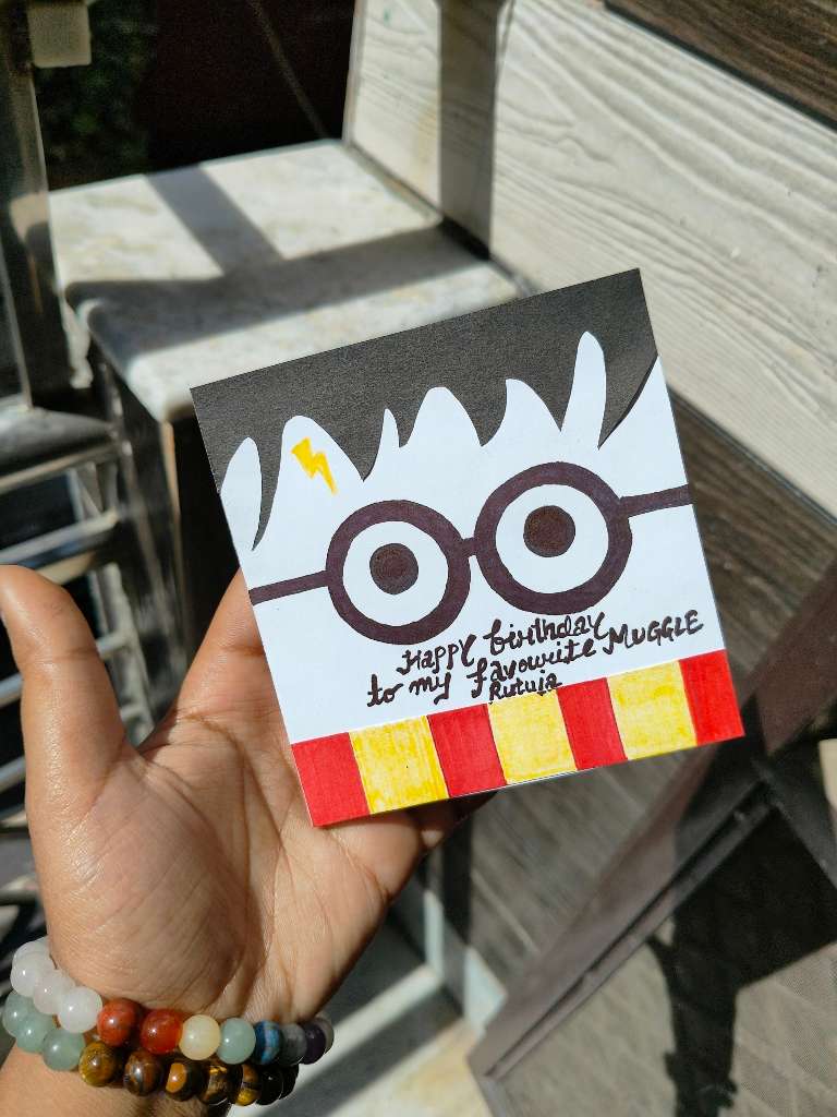 Harry Potter Theme B'day Card
