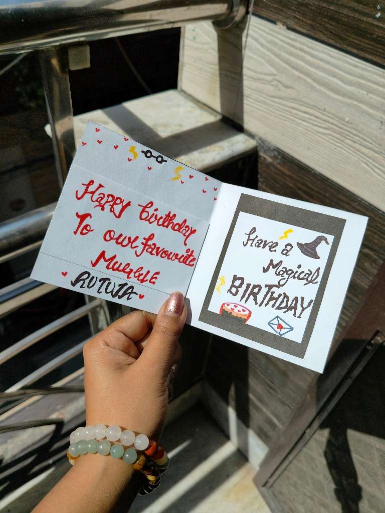 Harry Potter Theme B'day Card