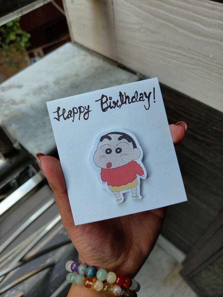 Shinchan Random Pic B'day Card