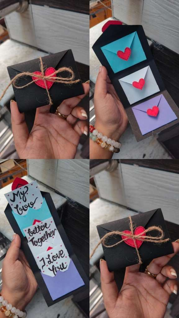 Love Envelope Mail Handmade Card 