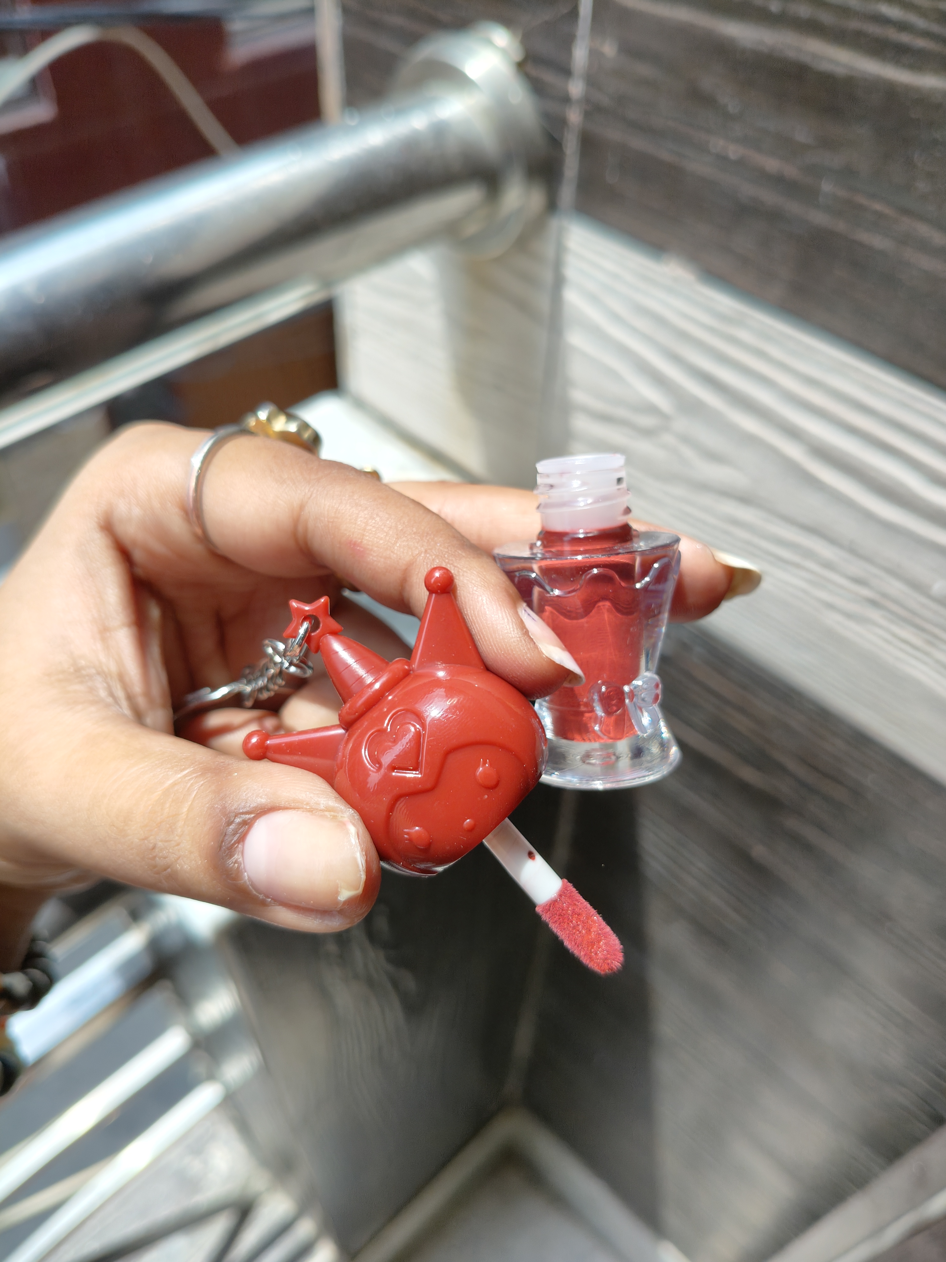 Kuromi Keychain Lipstick 