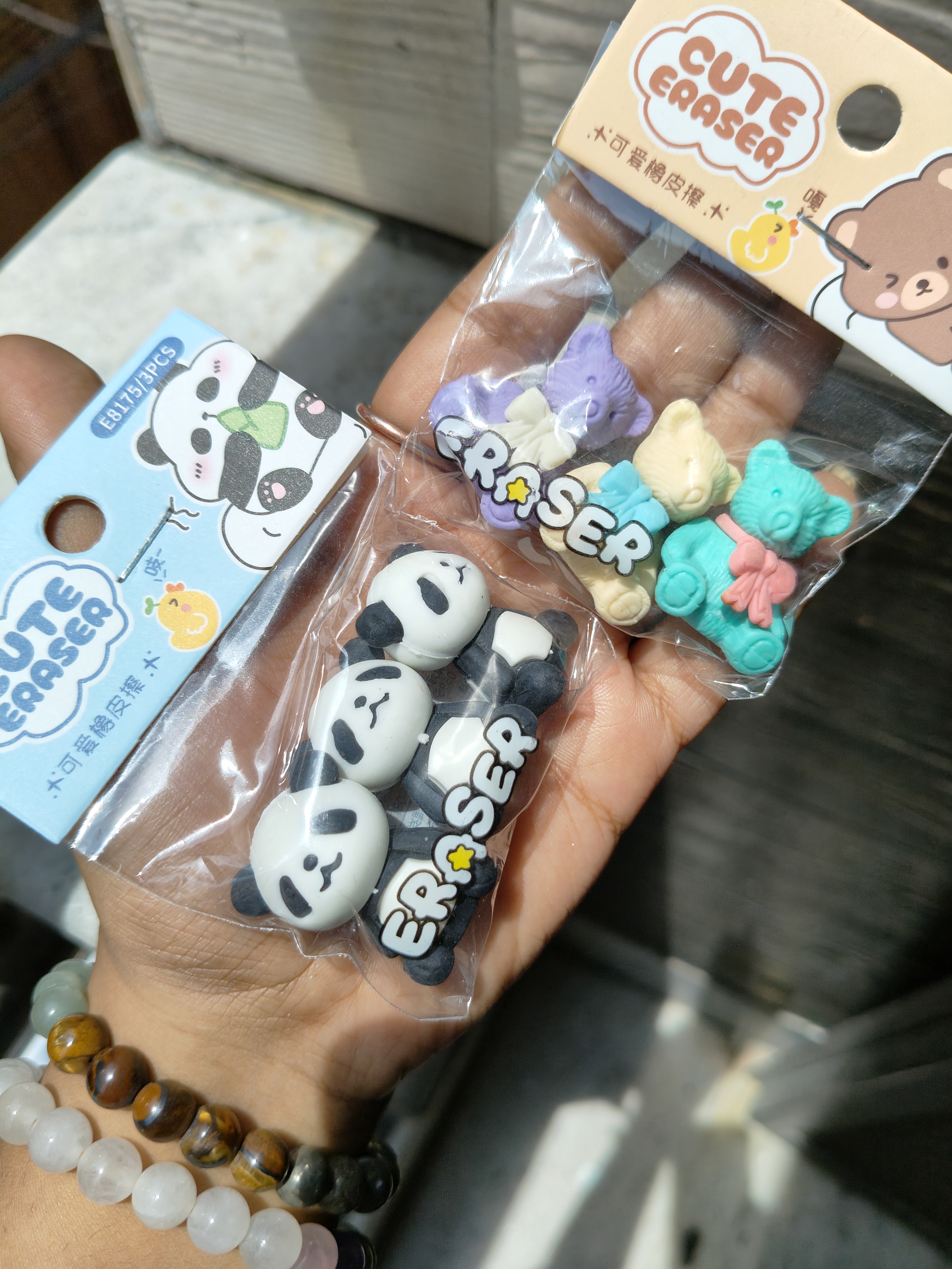 Cutest Erasers (Pack of 3)