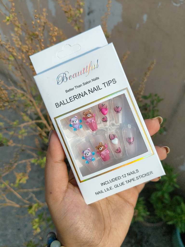 Teddy Nail Extensions