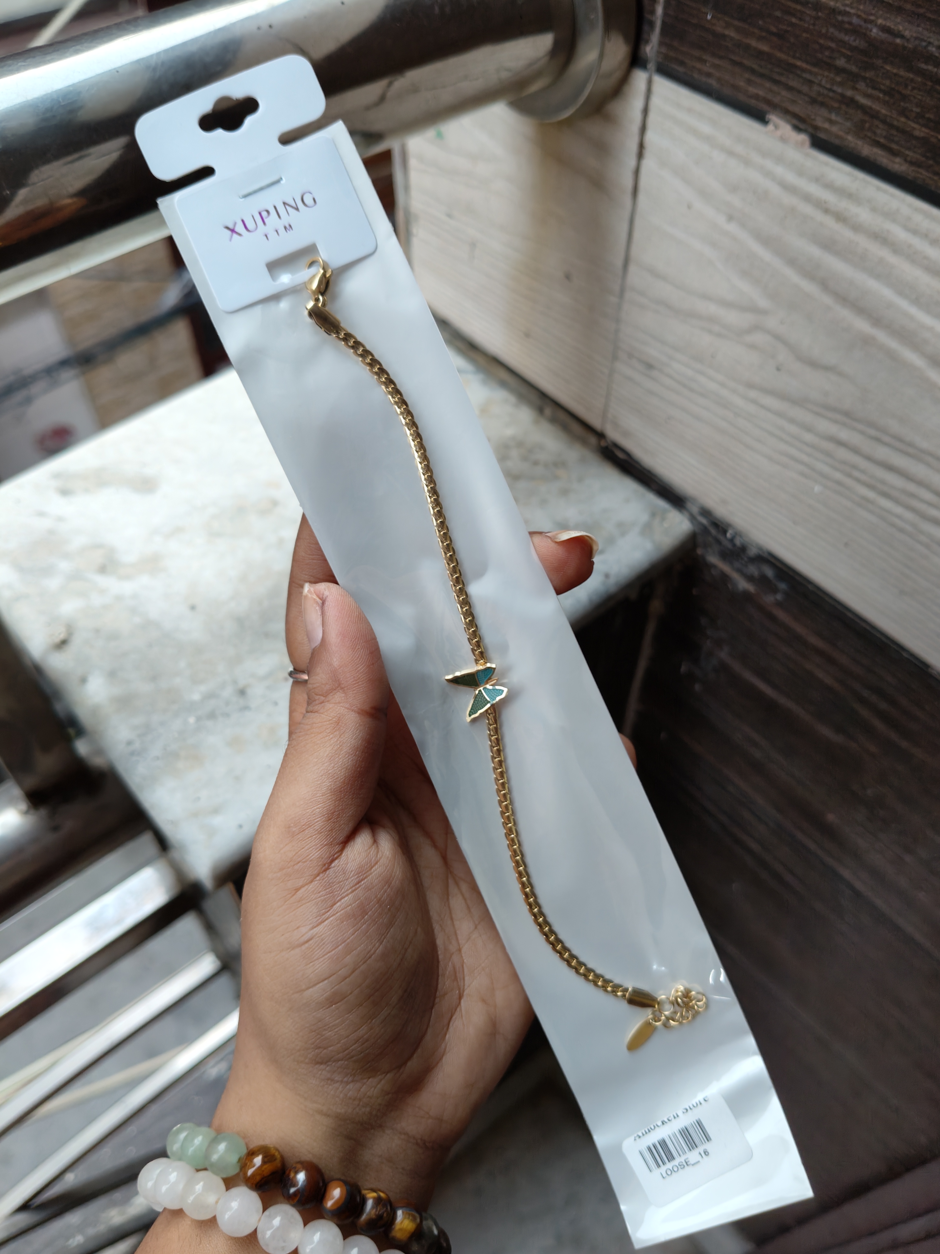 Xuping Butterfly Chain Bracelet 