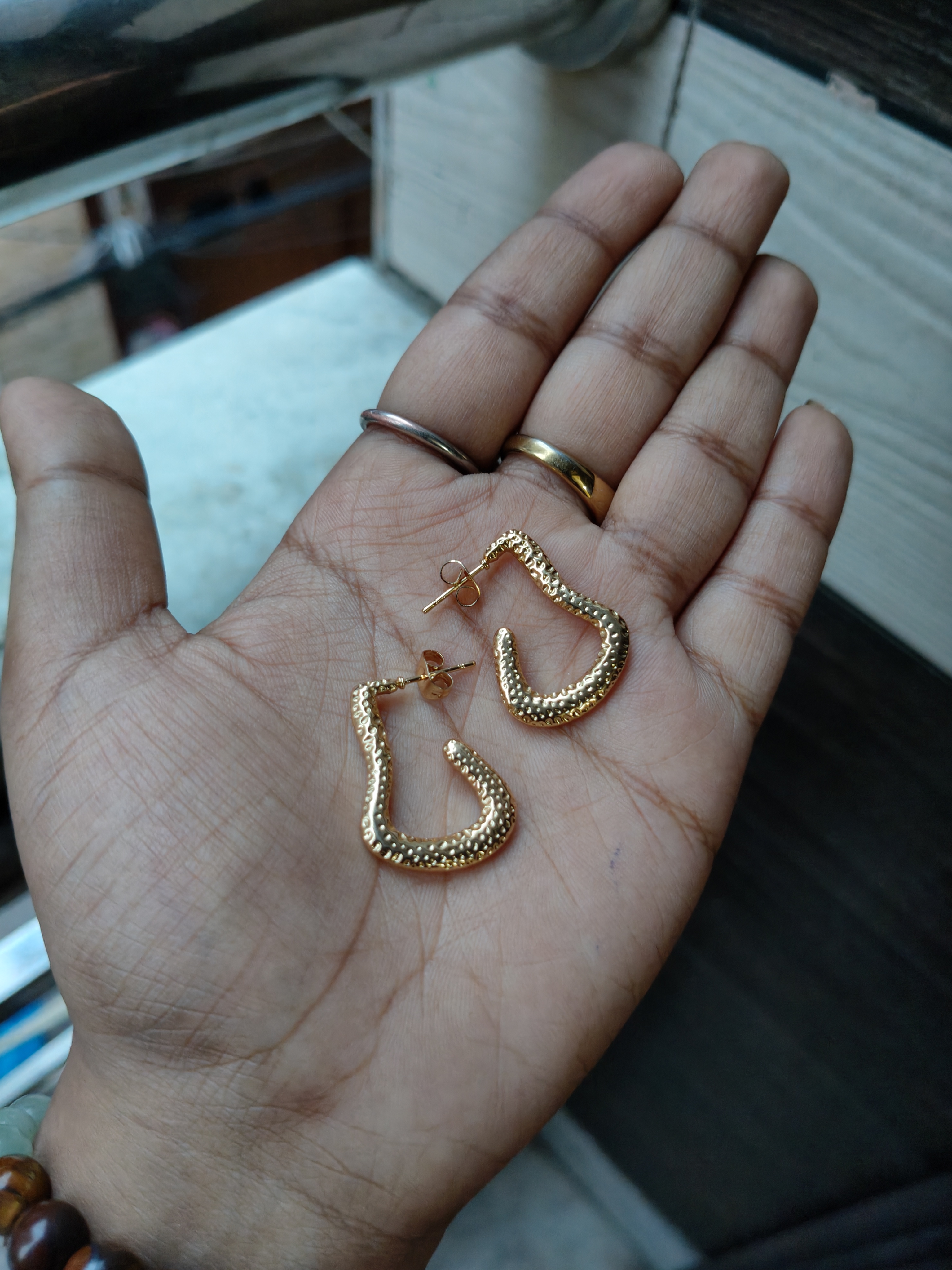 Anti-Tarnish Snail Earrings 