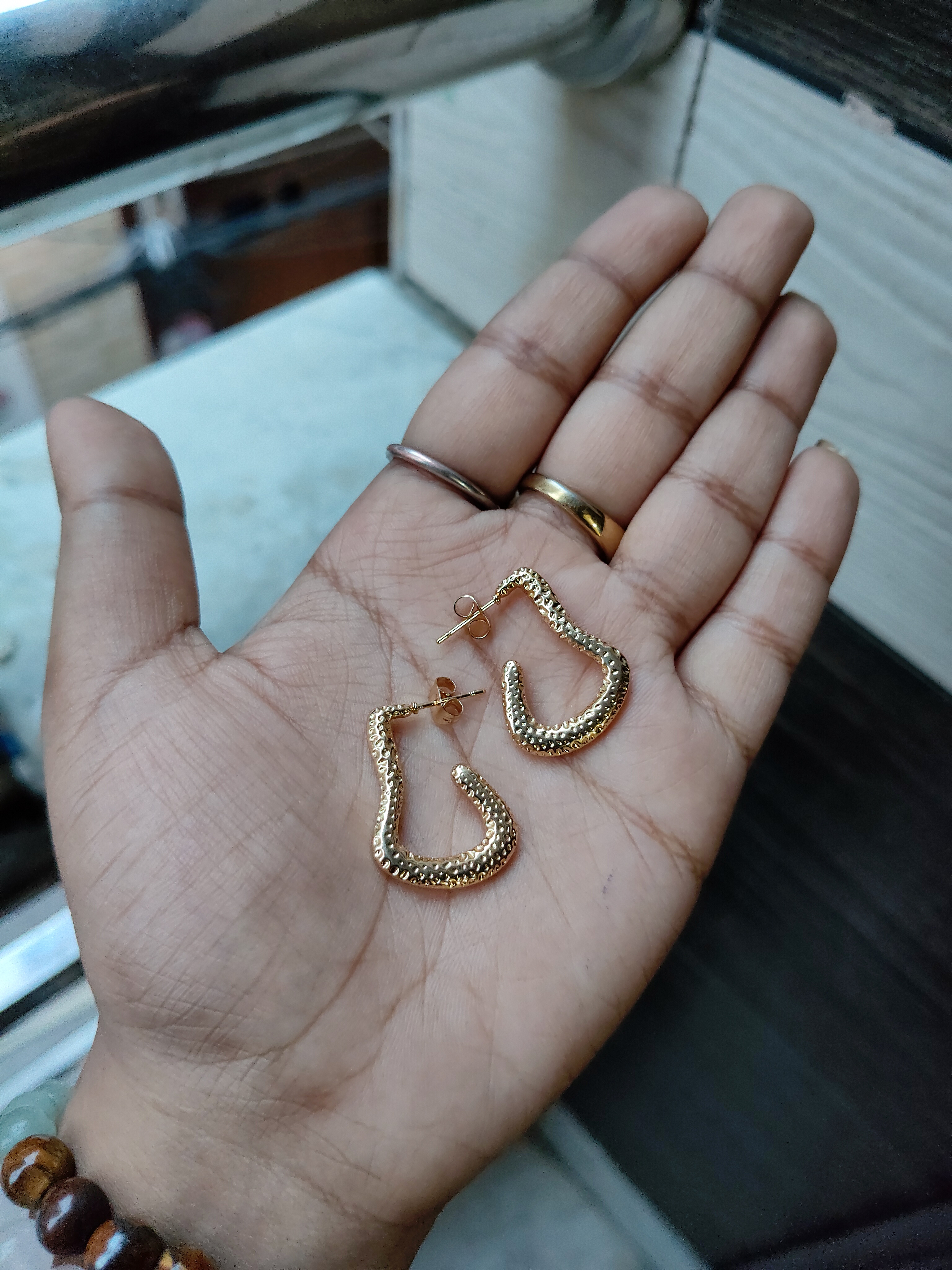 Anti-Tarnish Snail Earrings 