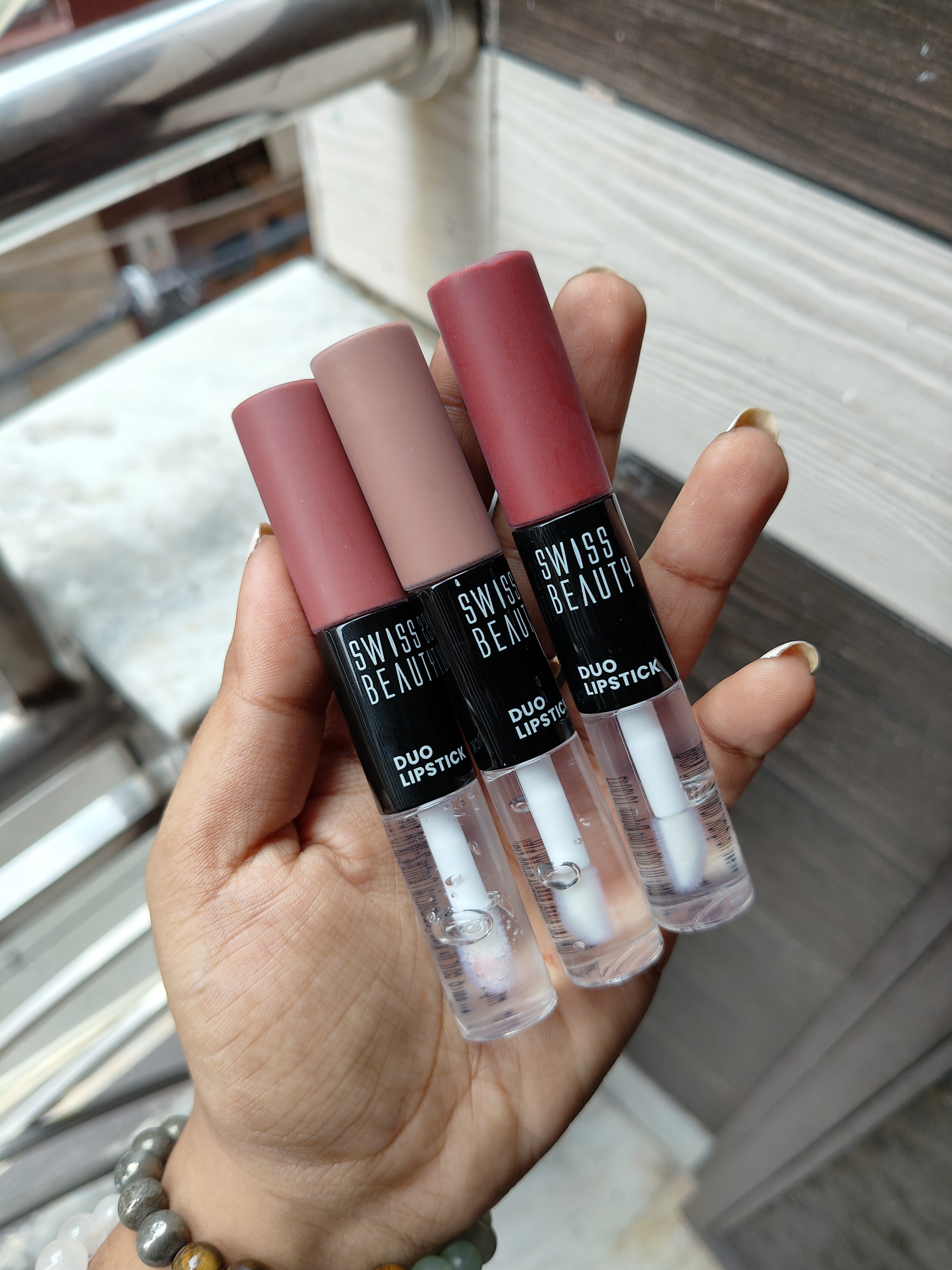 Swiss Beauty Duo Lipstick & Lipgloss 